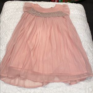Girls pink formal dress
